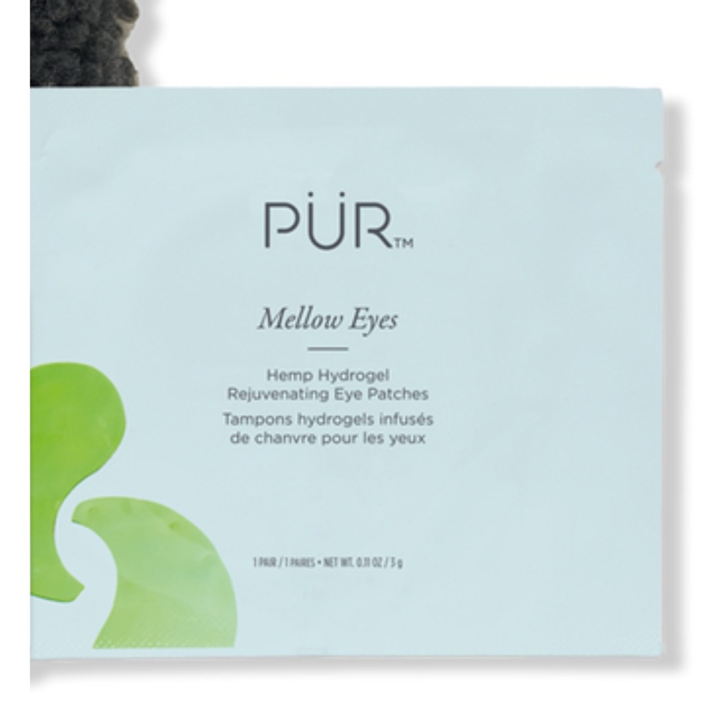💙 4/$20 PÜR, Mellow Eyes Hemp Hydrogel Rejuvenating Eye Patches